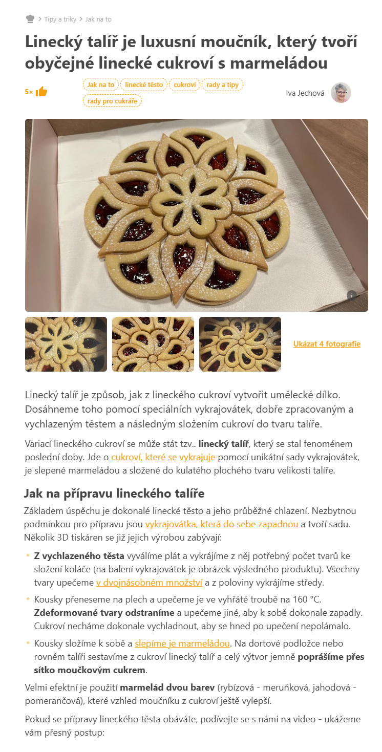 linecký talíř na toprecepty.cz